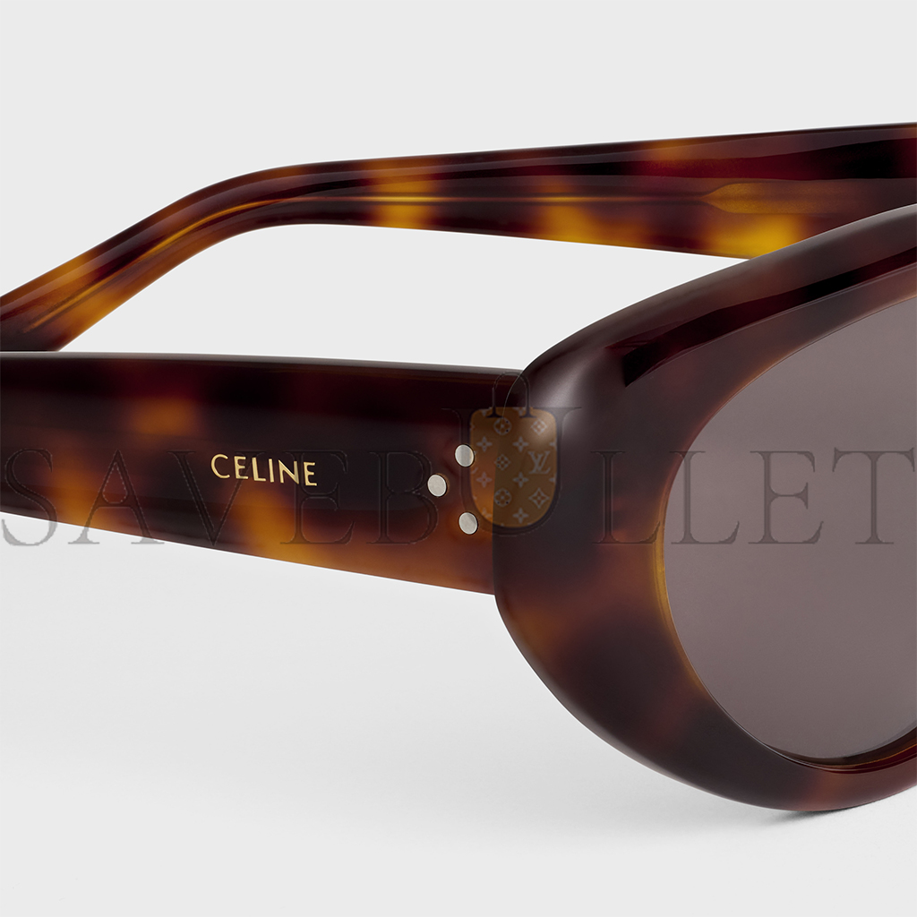 CELINE CAT EYE S286 SUNGLASSES IN ACETATE 4S286CPLB.19HD